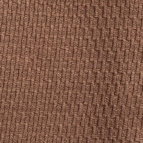 Eileen Fisher Pure Wool Waffle Knit Jacket Brown Pockets Staple Old Money-M - Picture 5 of 11